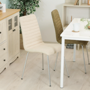 シュクルチェアー アイボリー ファブリック